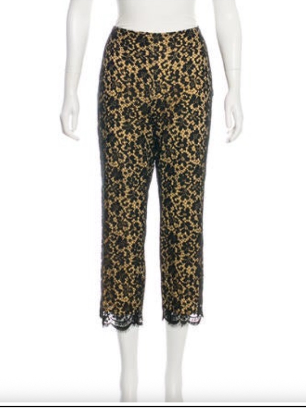 Moschino Jeans Lace, Lined Party Slacks 14 Us Made In Italy